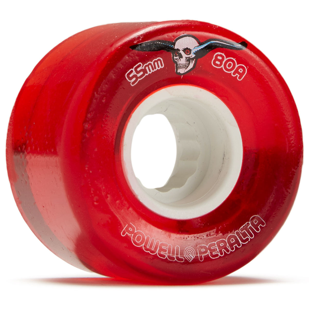 Powell-Peralta Clear Cruisers 80A Skateboard Wheels - Red - 55mm