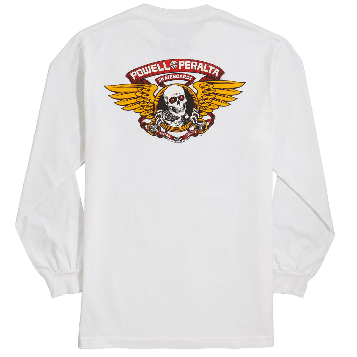 Powell-Peralta Winged Ripper Long Sleeve T-Shirt - White image 1