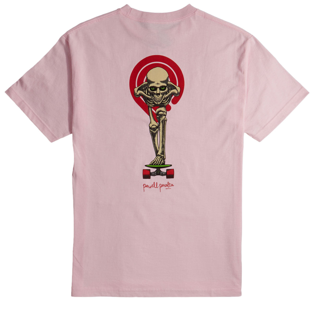 Powell-Peralta Tucking Skeleton T-Shirt - Light Pink image 2