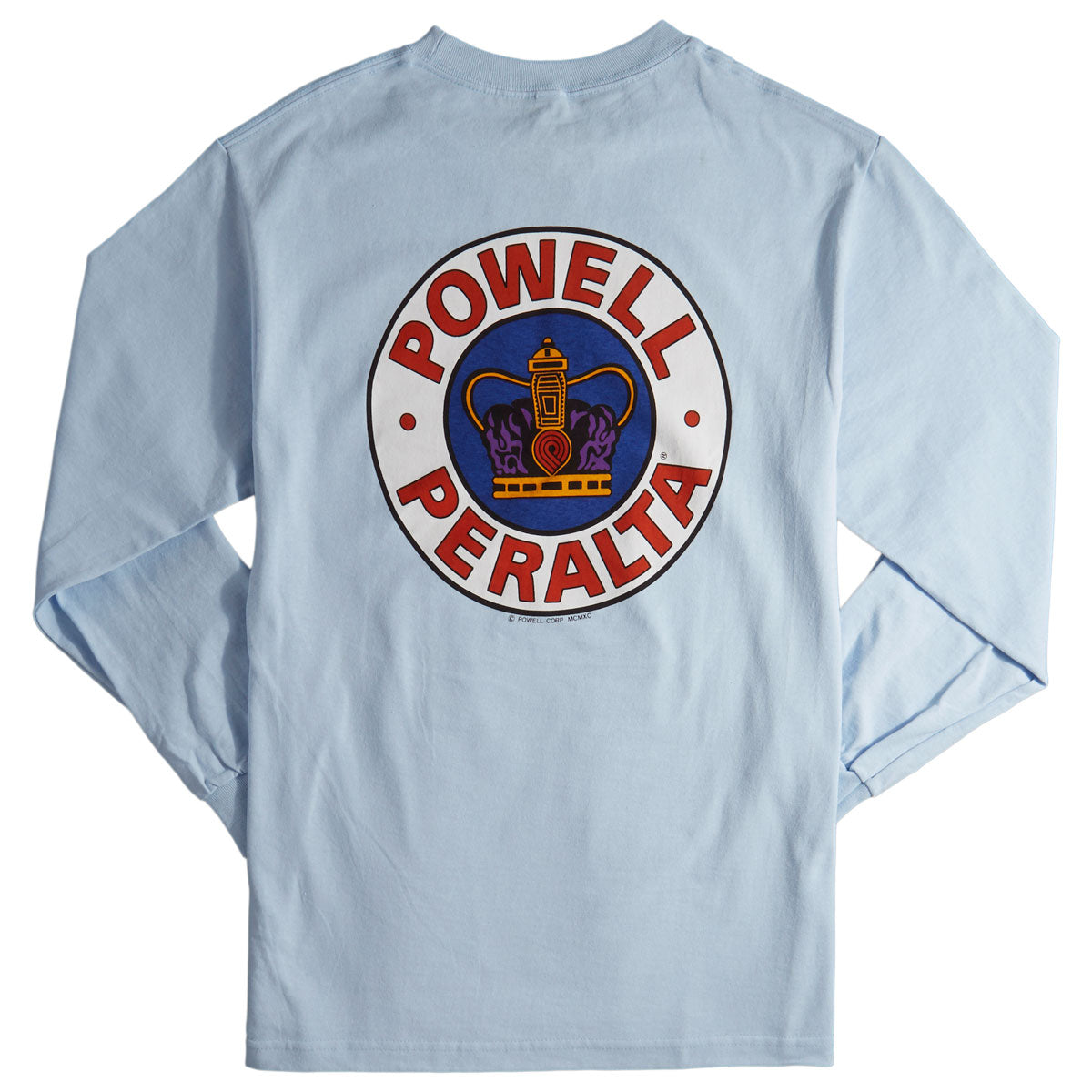 Powell-Peralta Supreme Long Sleeve T-Shirt - Powder Blue image 2