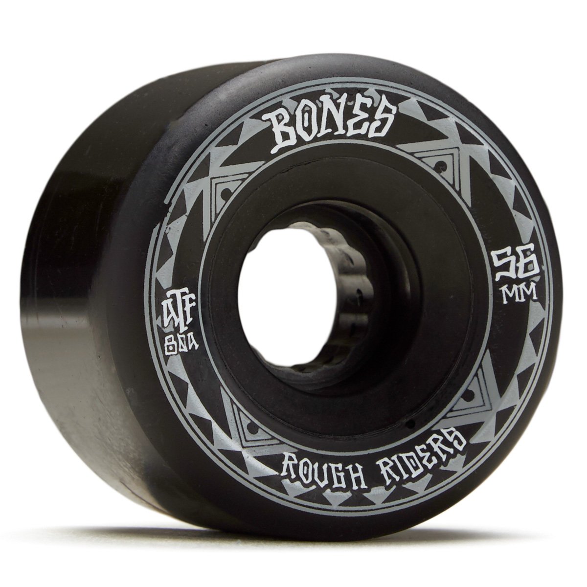 Bones Rough Riders Runners Skateboard Wheels - Black - 56mm image 1