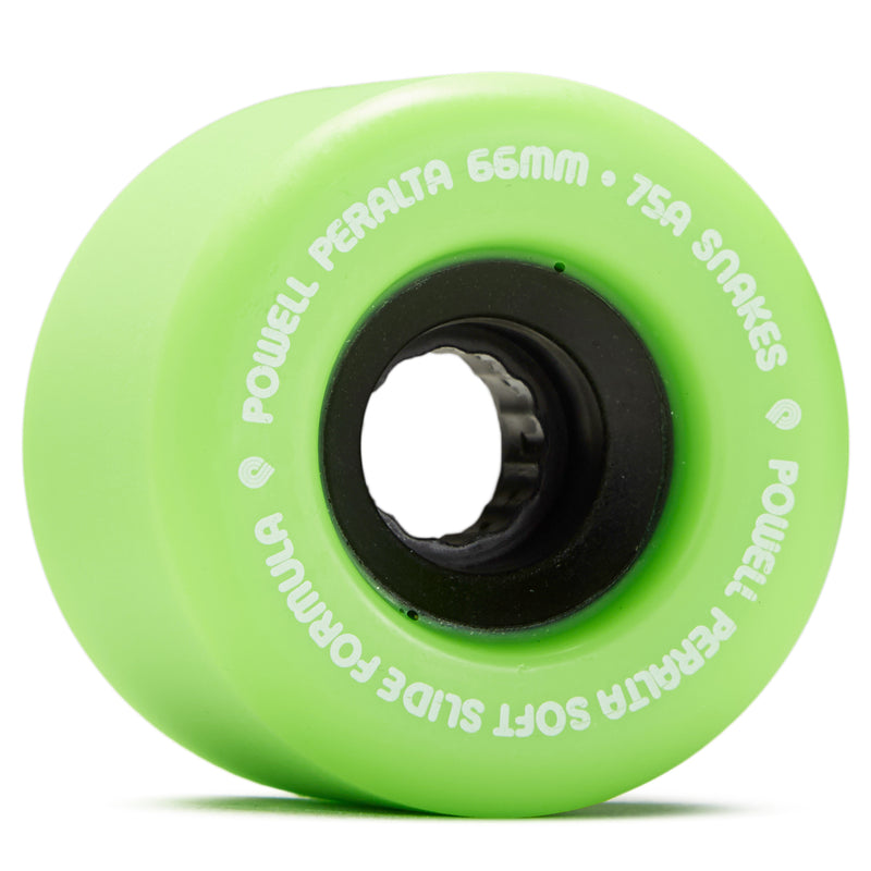 Powell Peralta Snakes 75A Longboard Wheels - Green - 66mm