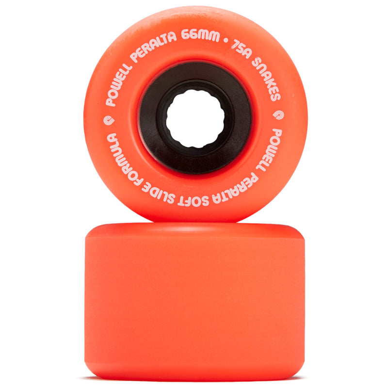 Powell-Peralta Snakes 75A Longboard Wheels - Red - 66mm