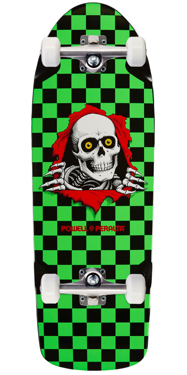 Powell-Peralta O.G. Ripper Checker '13' Skateboard Complete - Green/Black - 10.00