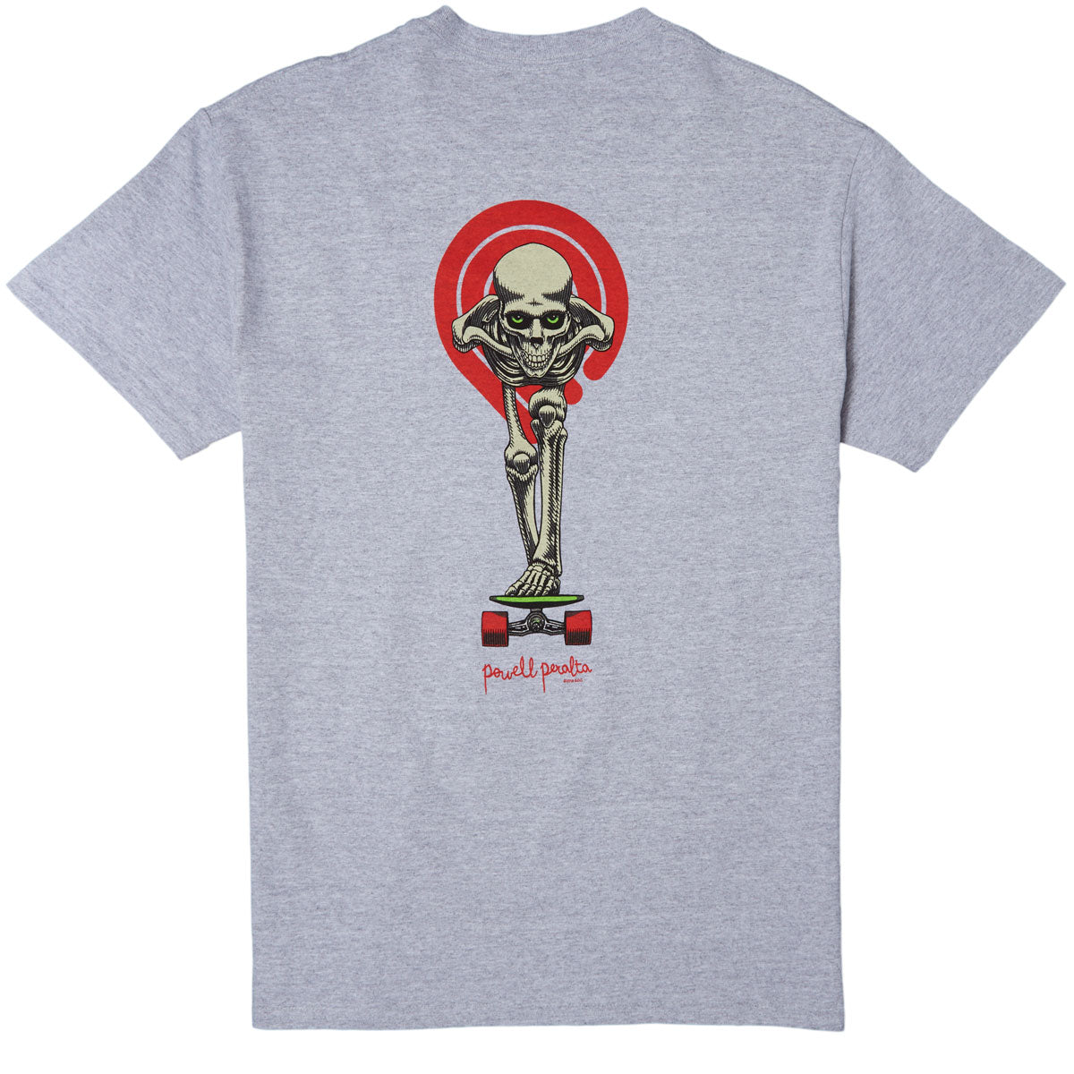 Powell-Peralta Tucking Skeleton T-Shirt - Sport Grey image 1