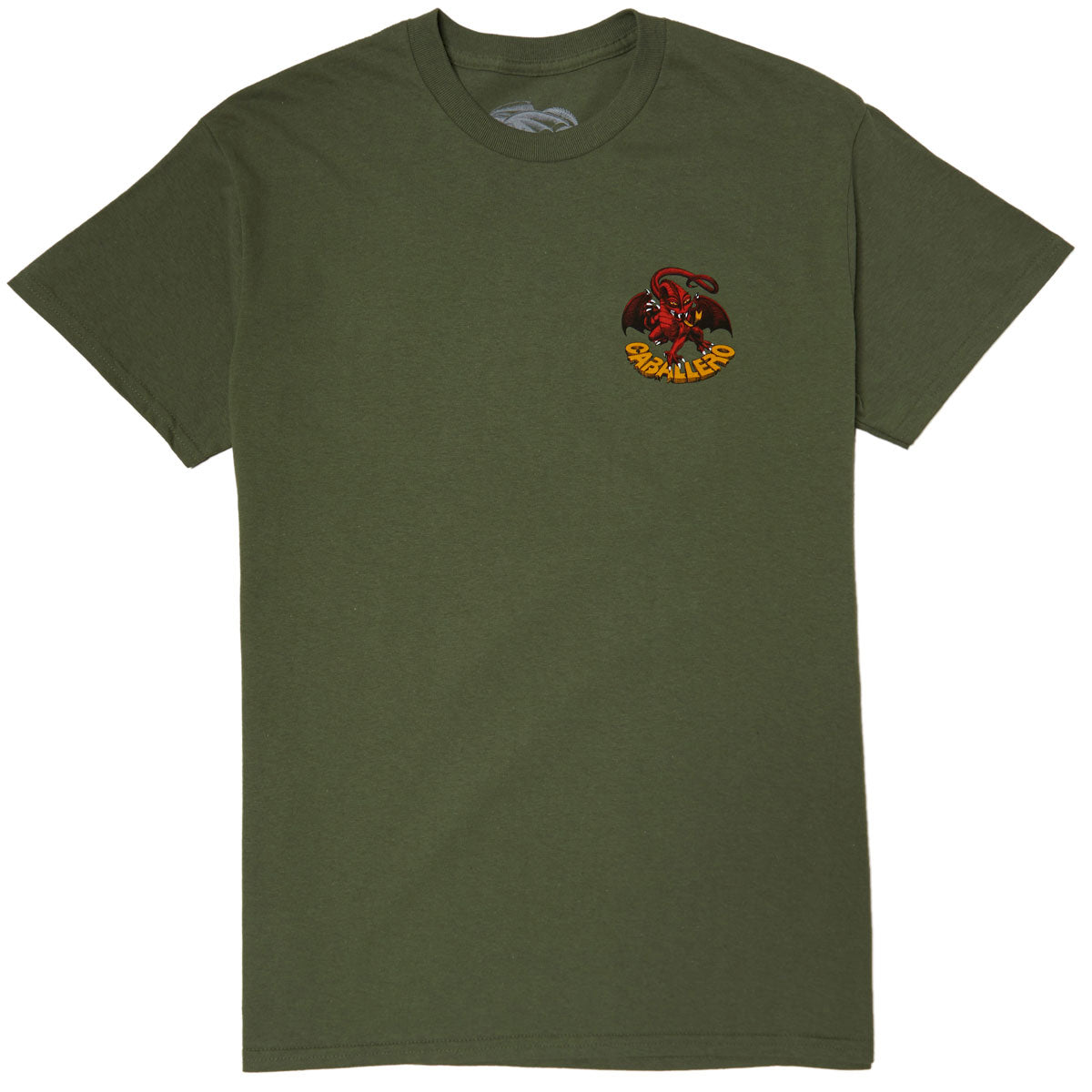Powell-Peralta Steve Caballero Classic Dragon II T-Shirt - Military Green 2 image 2