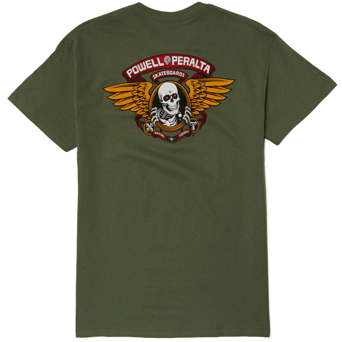 Powell-Peralta Winged Ripper T-Shirt - Military Green 2 image 1