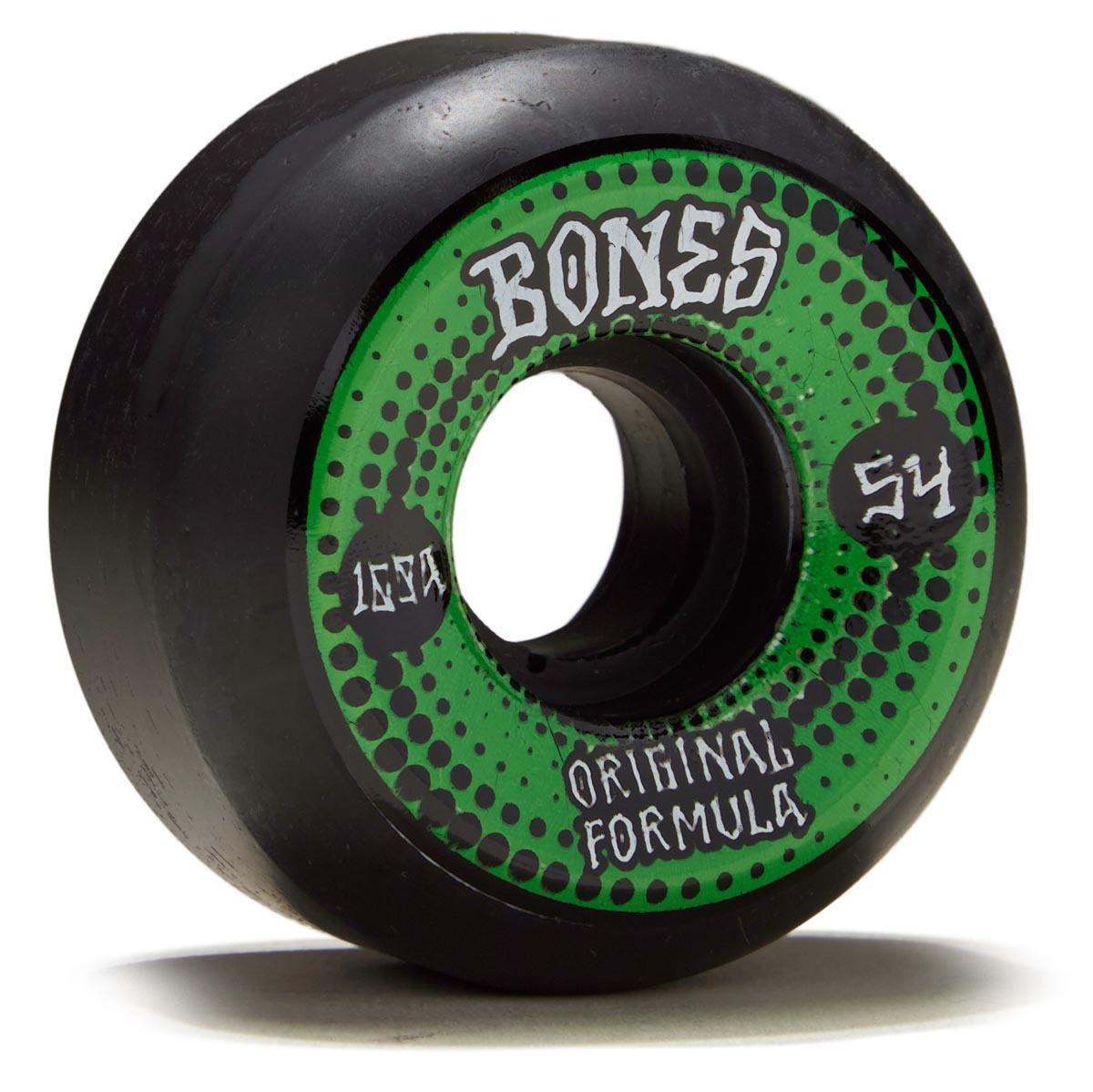Bones 100s OG Formula Dots V5 Sidecut Skateboard Wheels - Black - 54mm image 1
