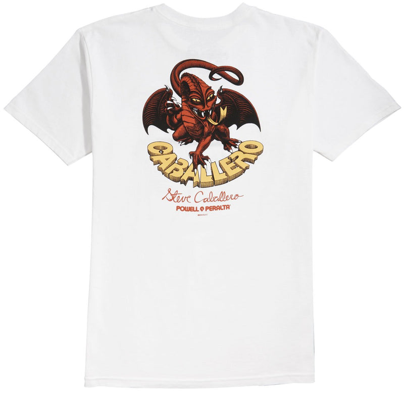 Powell-Peralta Cab Classic Dragon II T-Shirt - White