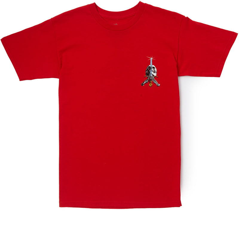 Powell-Peralta Skull And Sword T-Shirt - Red