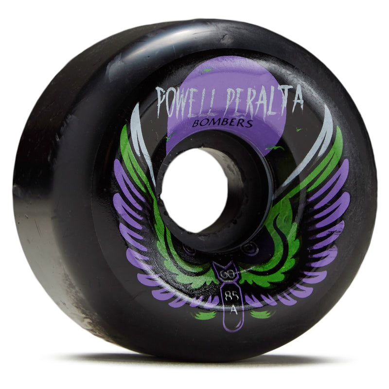 Powell-Peralta Bombers 3 85A Skateboard Wheels - Black - 60mm