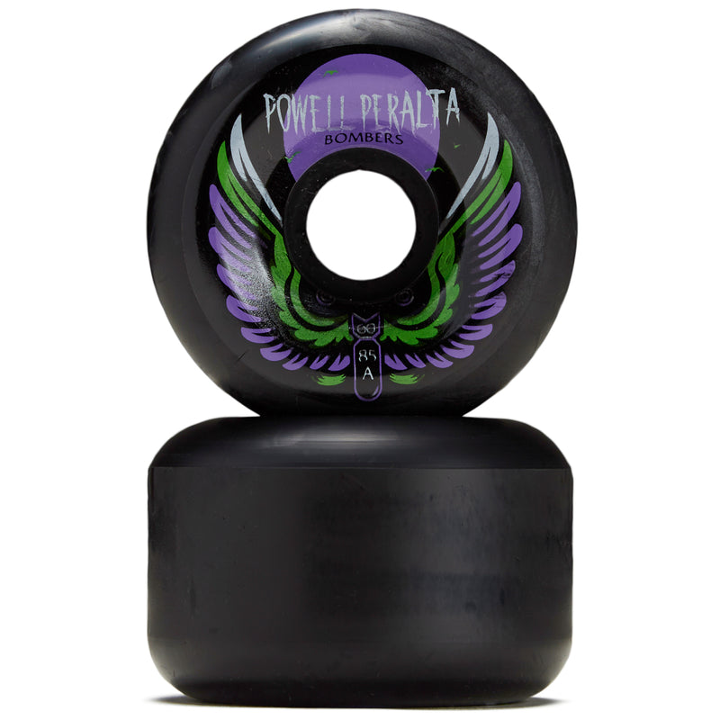 Powell-Peralta Bombers 3 85A Skateboard Wheels - Black - 60mm
