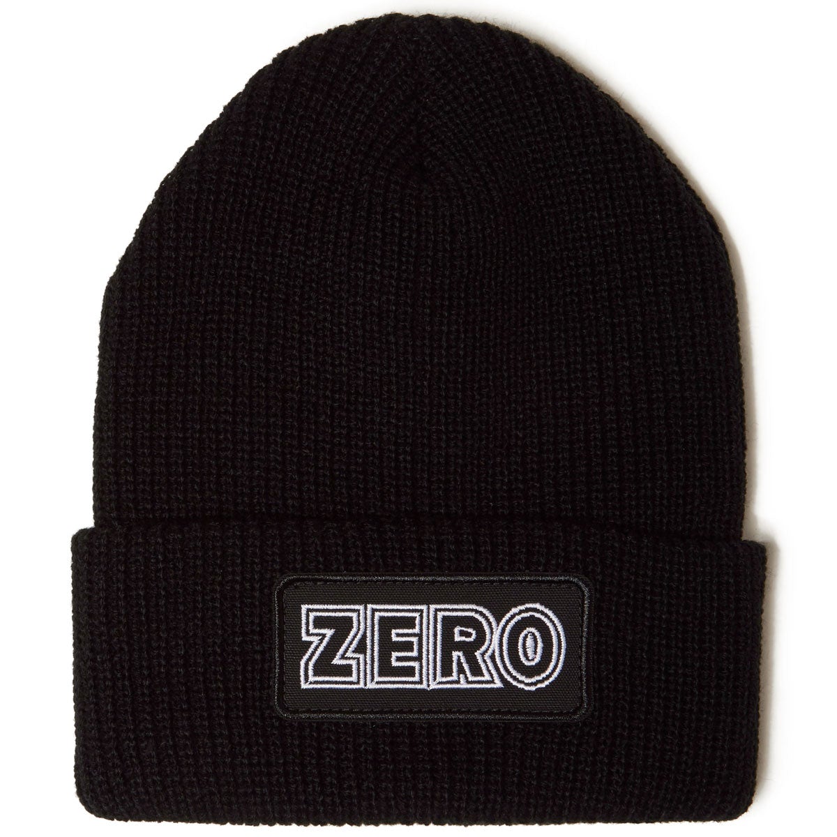 Zero Bold Patch Beanie - Black image 1