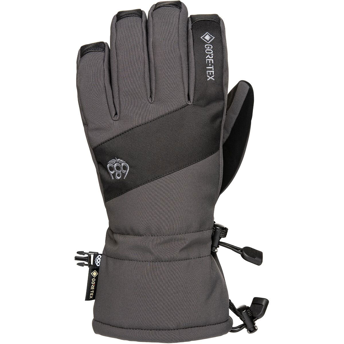 686 Gore-tex Linear Snowboard Gloves - Charcoal image 1