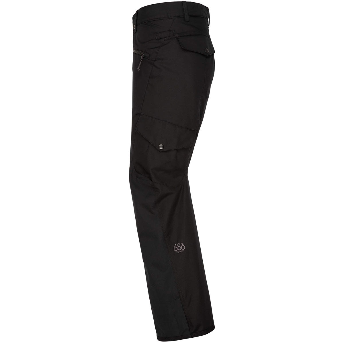 686 Womens Aura Insulated Cargo Snowboard Pants - Black image 3