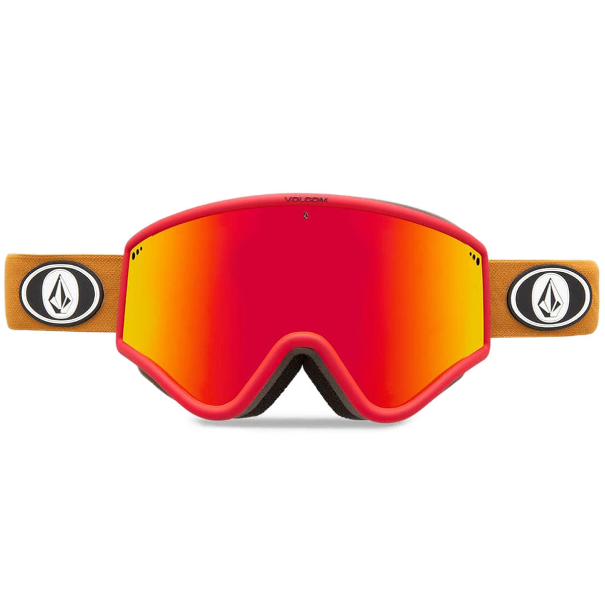 Volcom Yae Snowboard Goggles - Red/Charamel/Red Chrome image 1