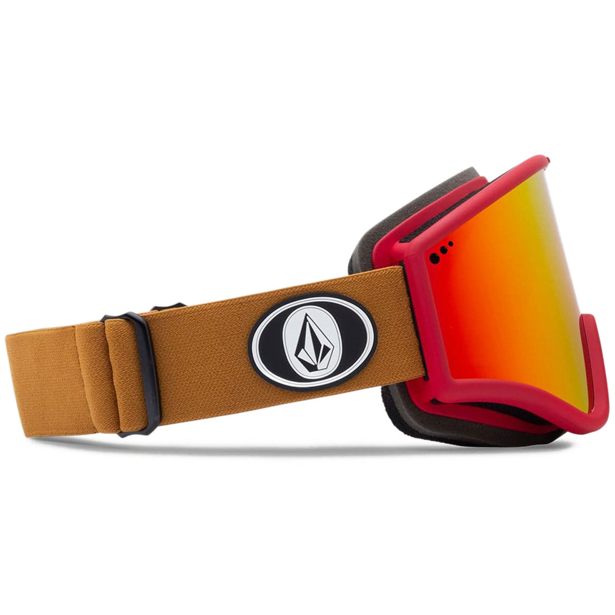 Volcom Yae Snowboard Goggles - Red/Charamel/Red Chrome image 2