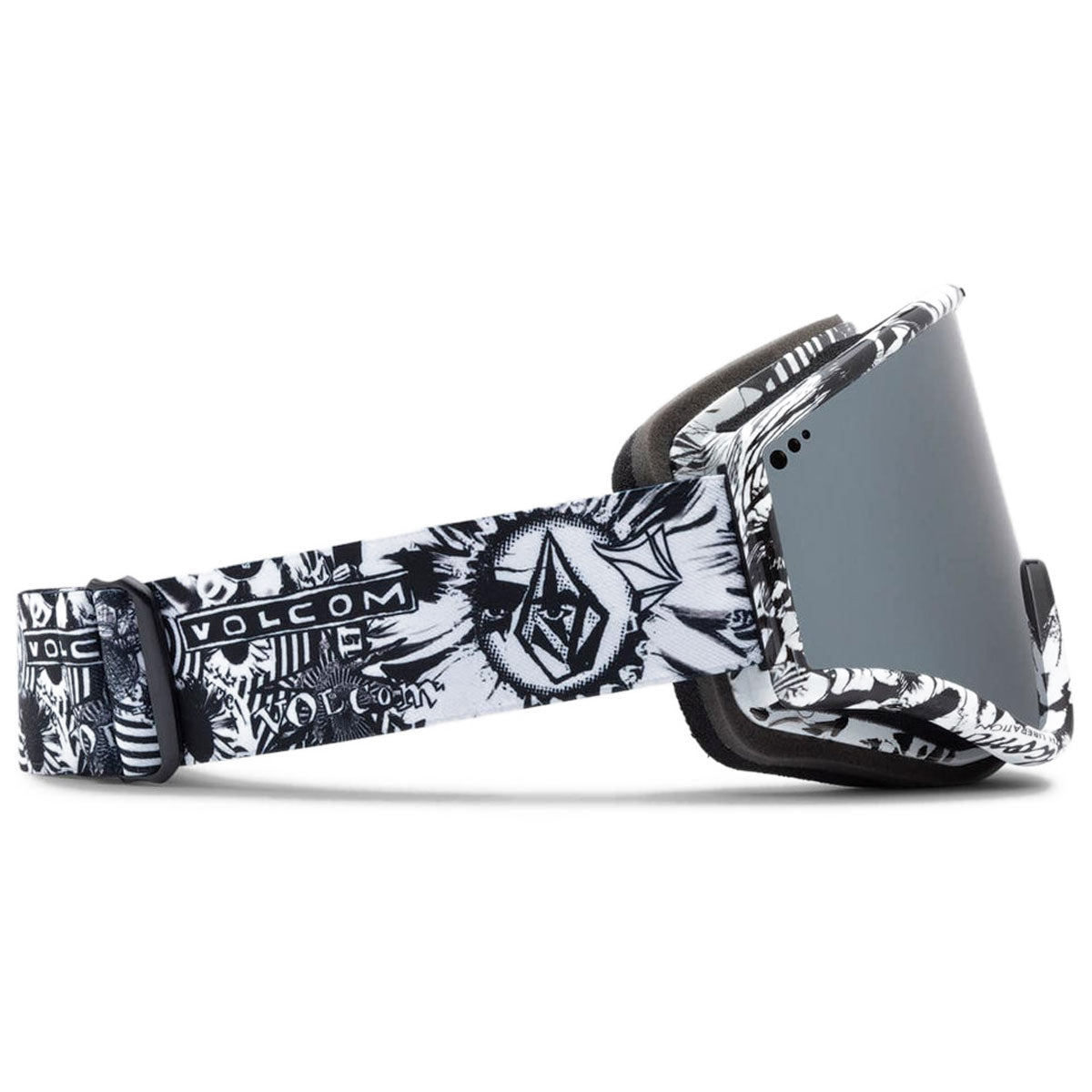 Volcom Yae Snowboard Goggles - OP Art/Silver Chrome image 2