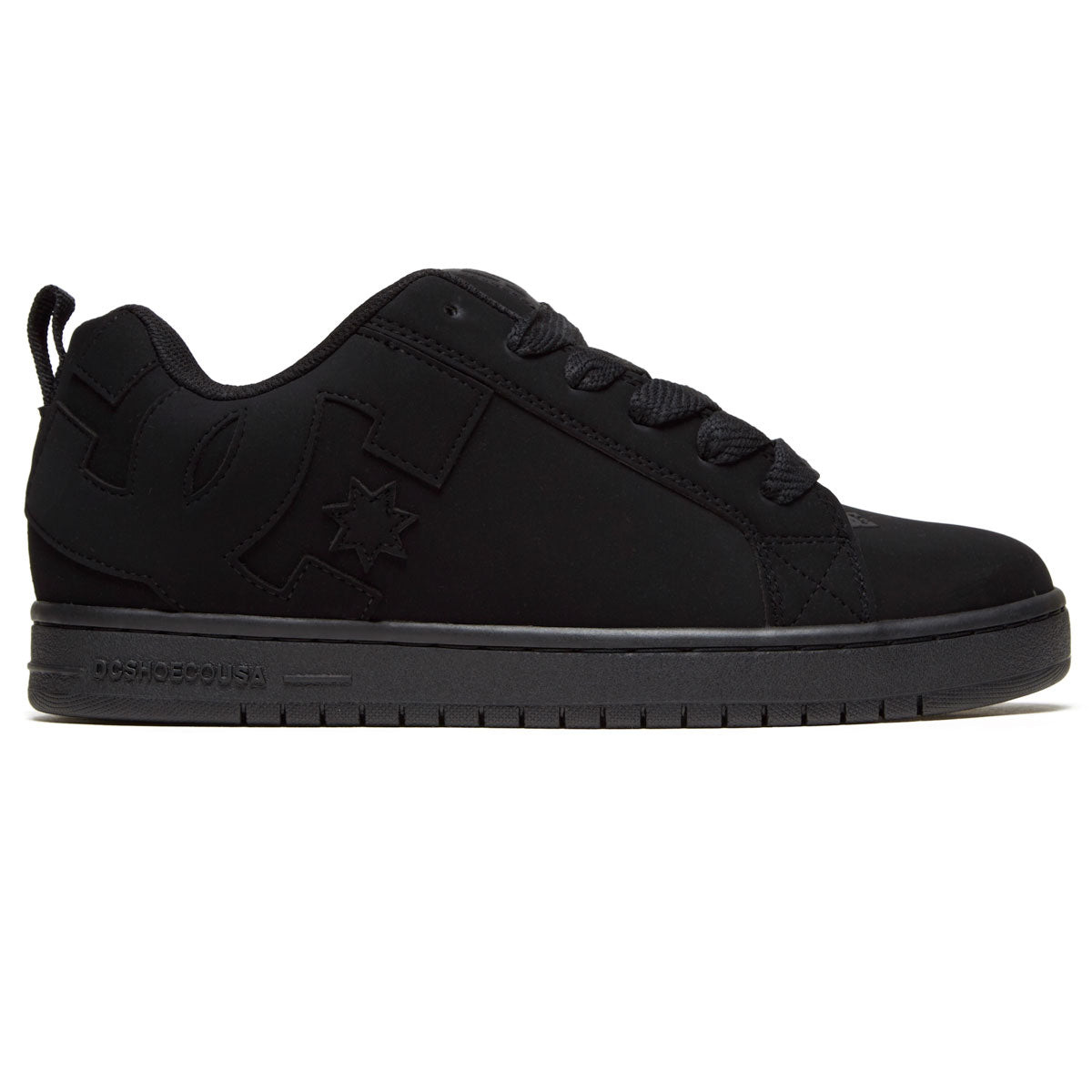 DC Court Graffik Shoes - Black/Black/Black – Daddies Board Shop