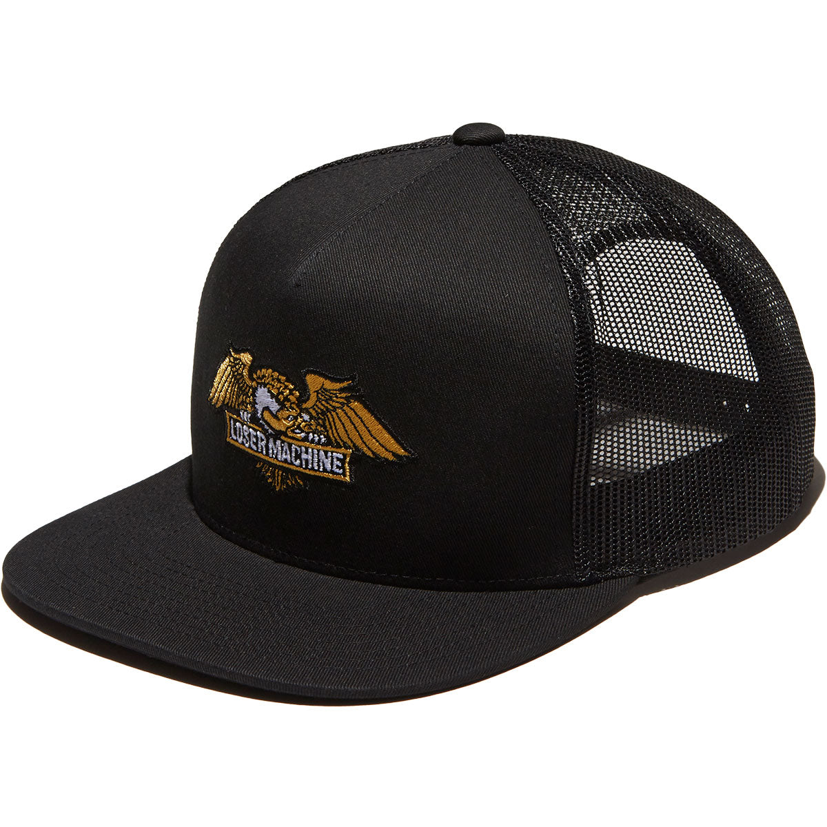 Loser Machine Wings Trucker Hat - Black image 1
