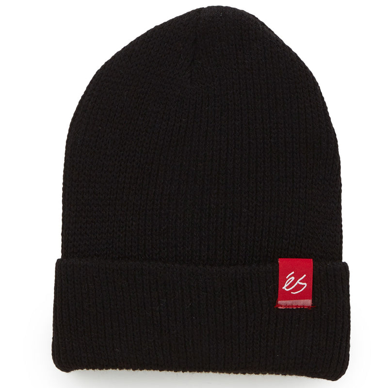 eS Block Beanie - Black