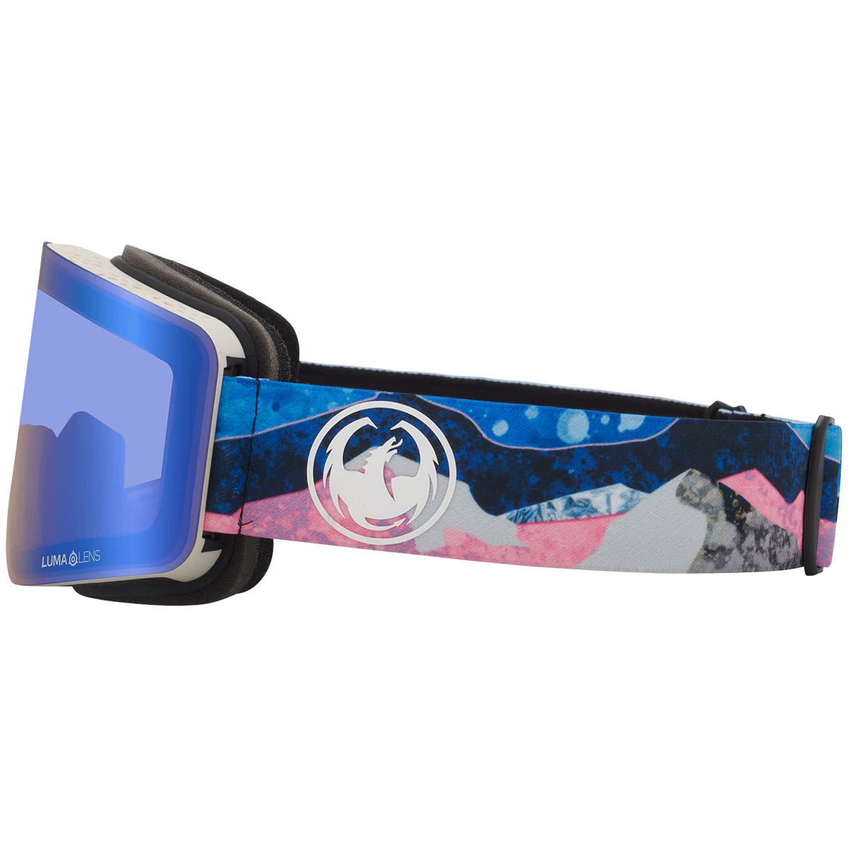 Dragon R1 Otg Snowboard Goggles - Mountain Bliss/Lumalens Flash Blue image 2
