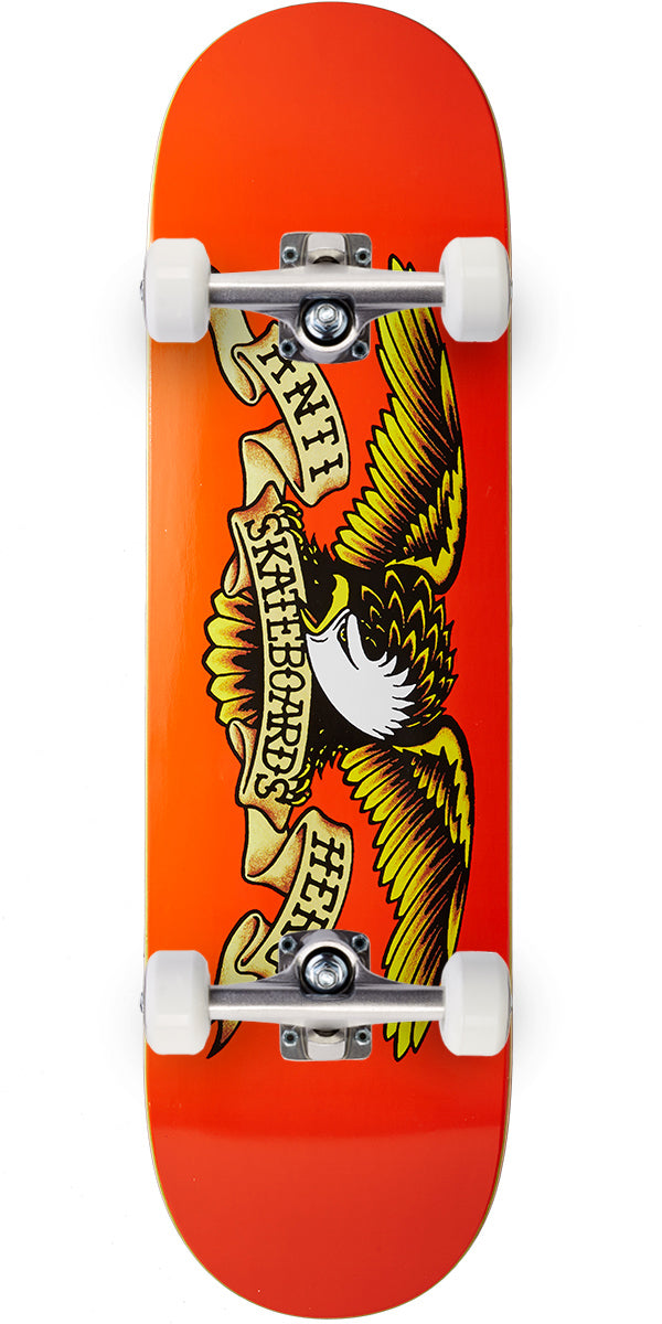Anti-Hero Classic Eagle Skateboard Complete - Orange - 9.00