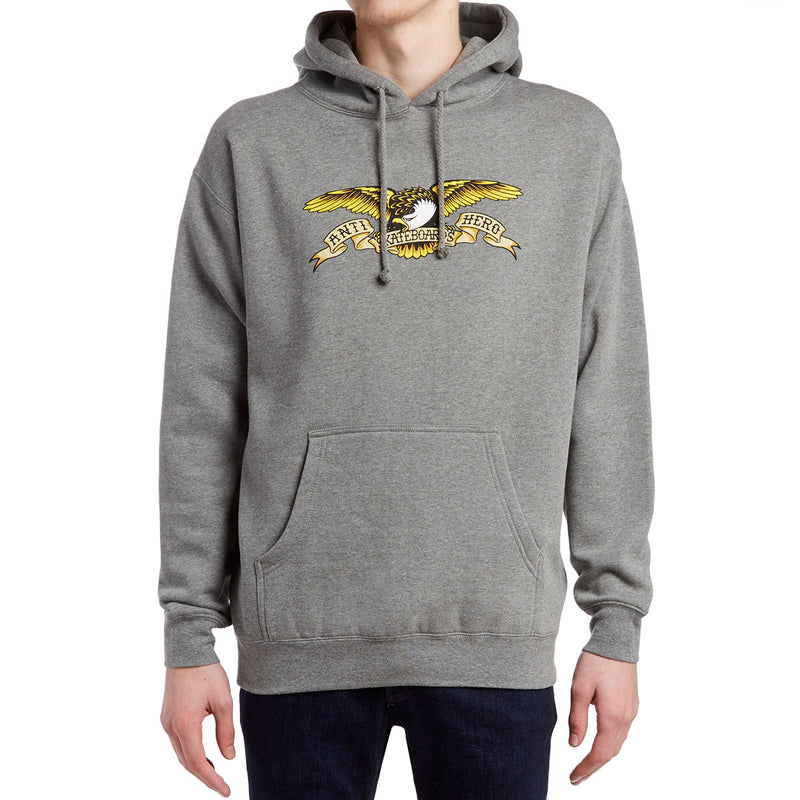 Anti-Hero Eagle Hoodie - Gunmetal Heather
