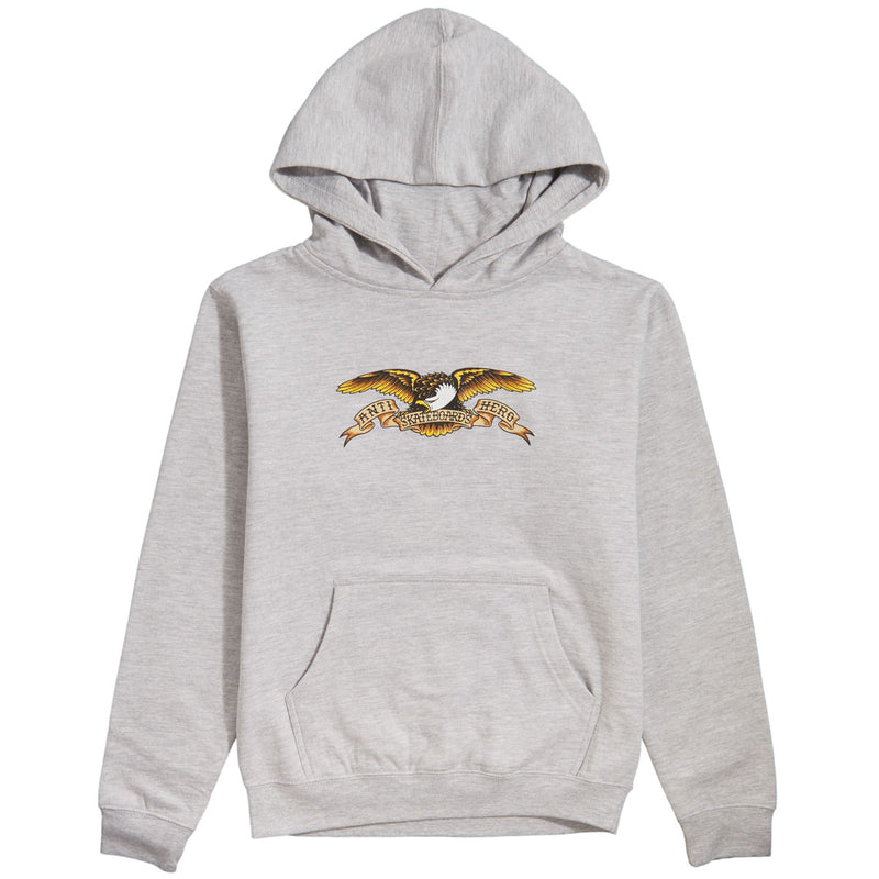Anti-Hero Youth Eagle Hoodie - Grey Heather/Multi