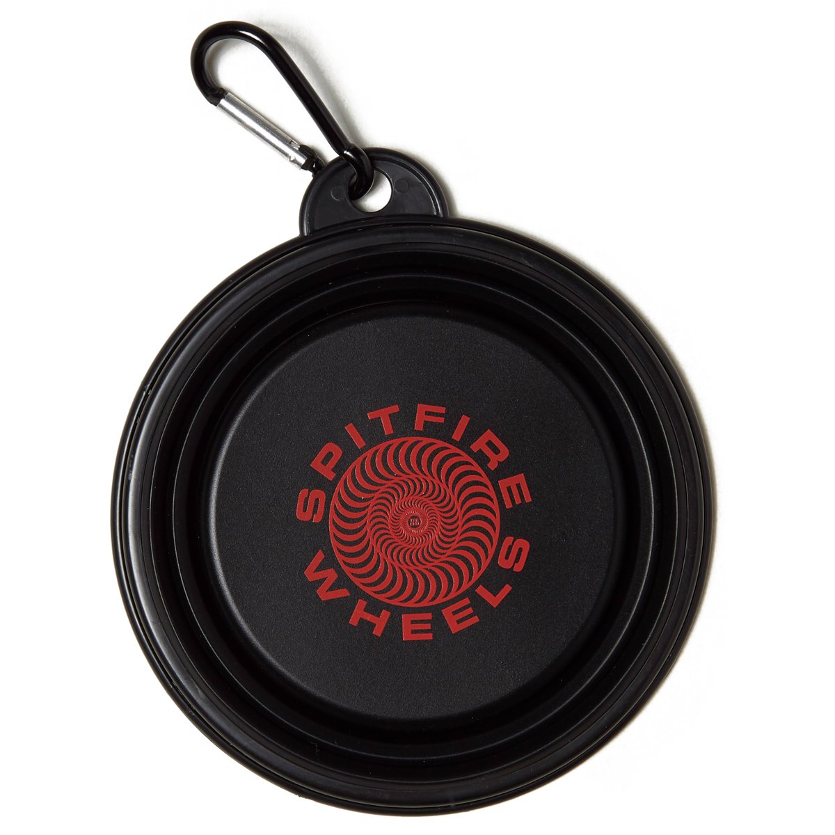 Spitfire Classic 87' Swirl Pet Bowl - Black/Red image 1