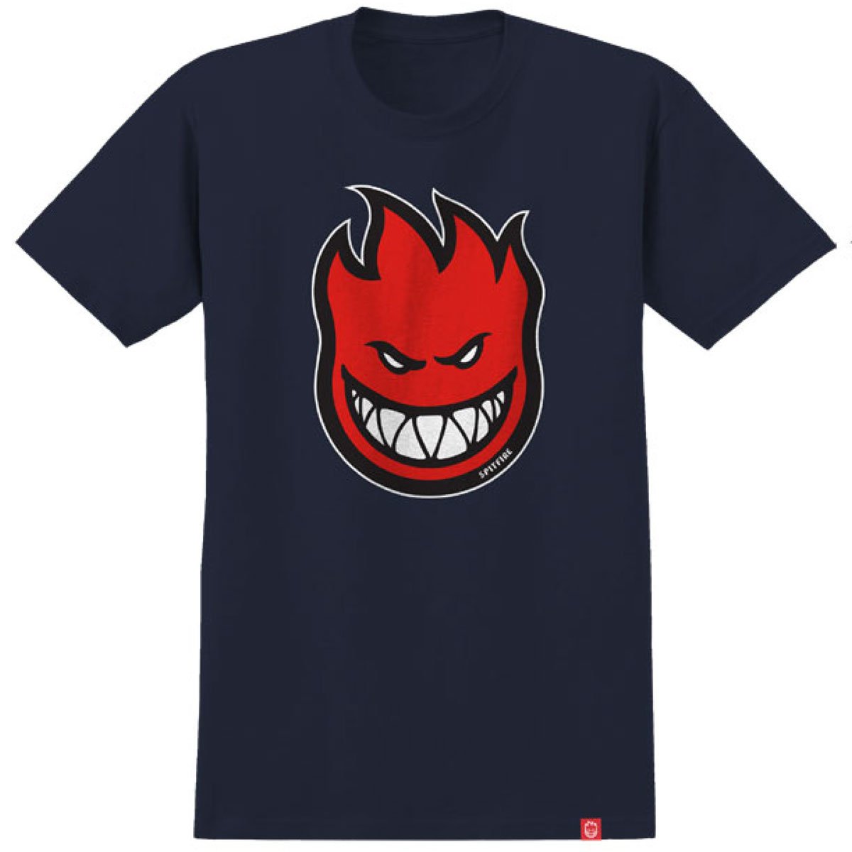 Spitfire Youth Bighead Fill T-Shirt - Navy/Red image 1