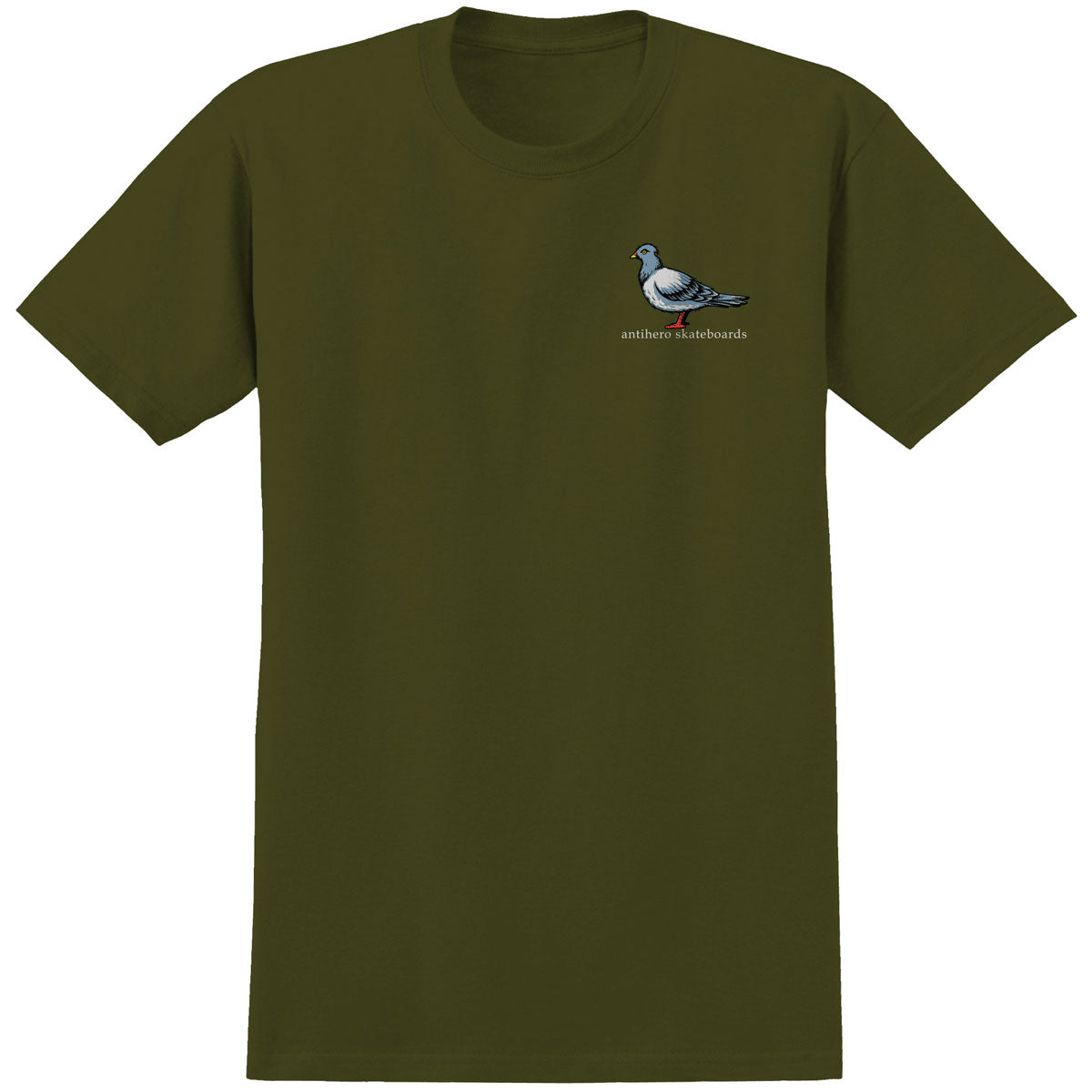 Anti-Hero Lil Pigeon T-Shirt - Military Green/Multi Color image 1