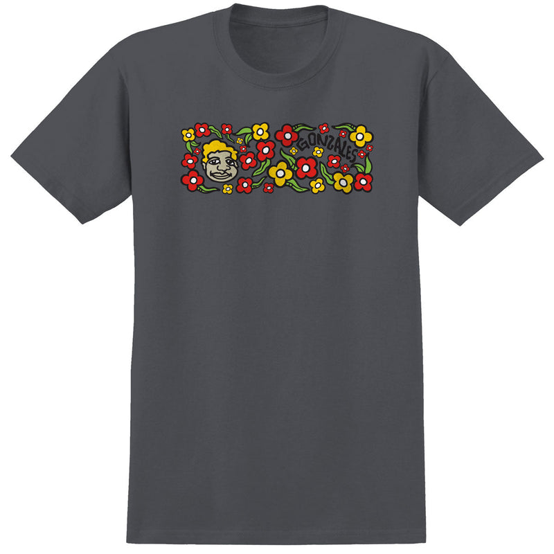 Krooked Sweatpants T-Shirt - Charcoal/Multi Color