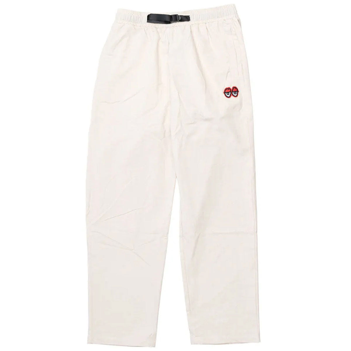 Krooked Eyes Ripstop Pants - Ecru/Red