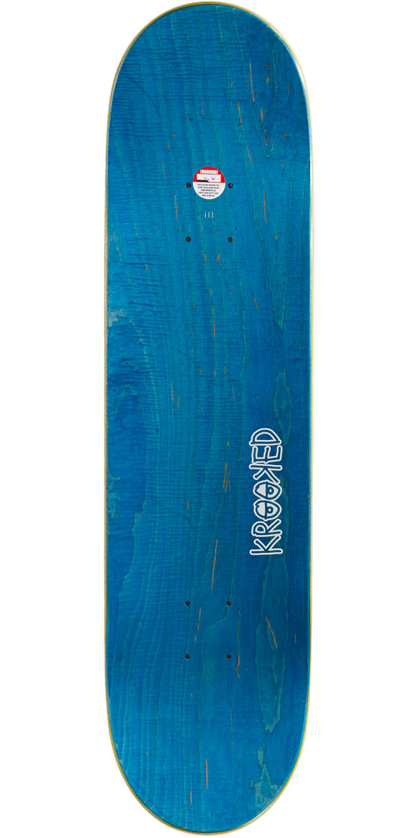 Krooked Sebo Anarchy Skateboard Complete - Yellow - 8.12