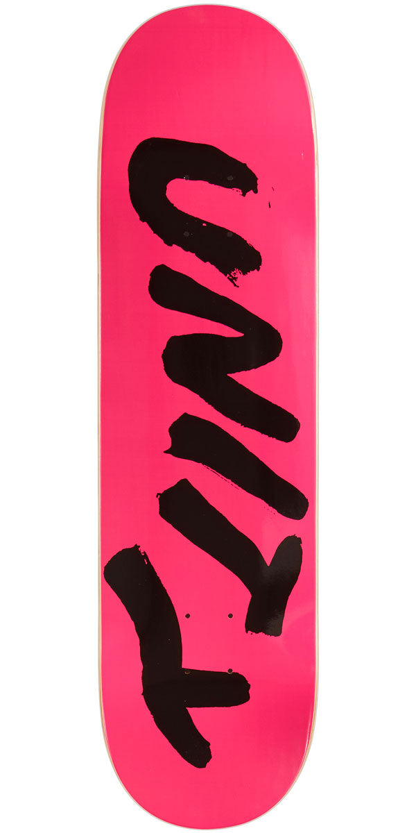 Unity Wet Black Skateboard Deck - Pink - 8.25
