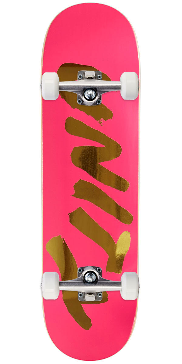 Unity Wet Gold Skateboard Complete - Pink - 8.75