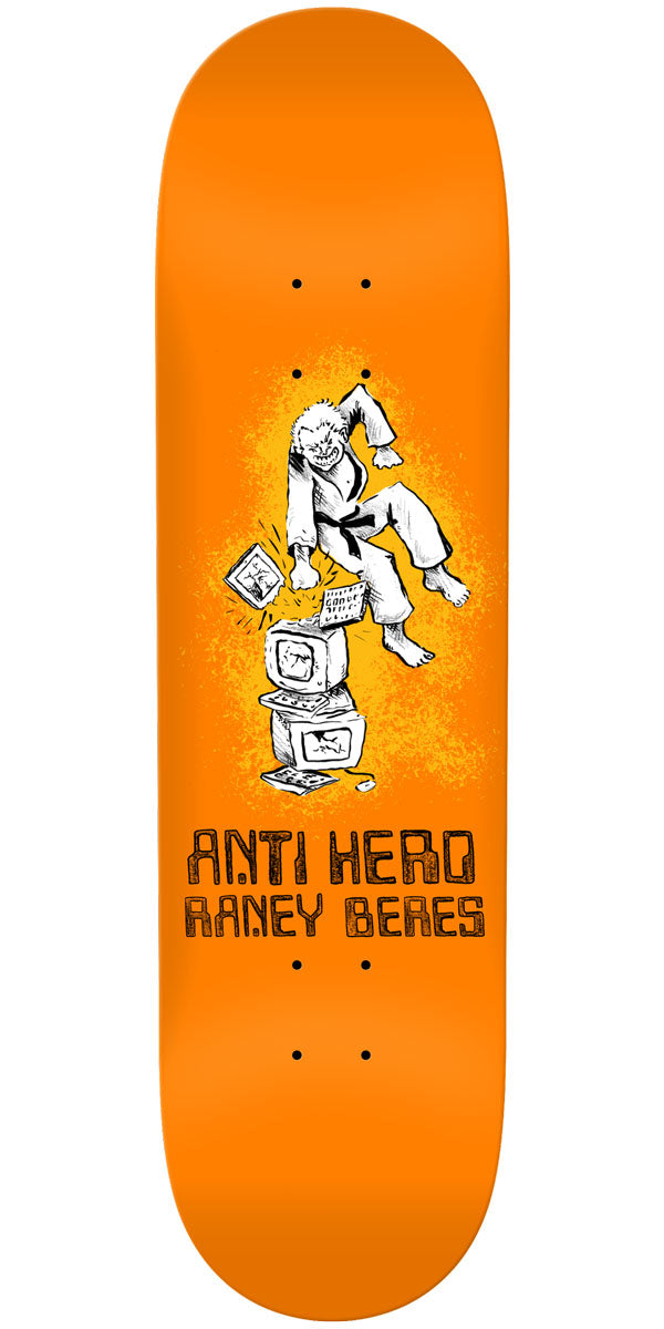 Anti-Hero Raney I Hate Computers Skateboard Deck - Orange - 8.40