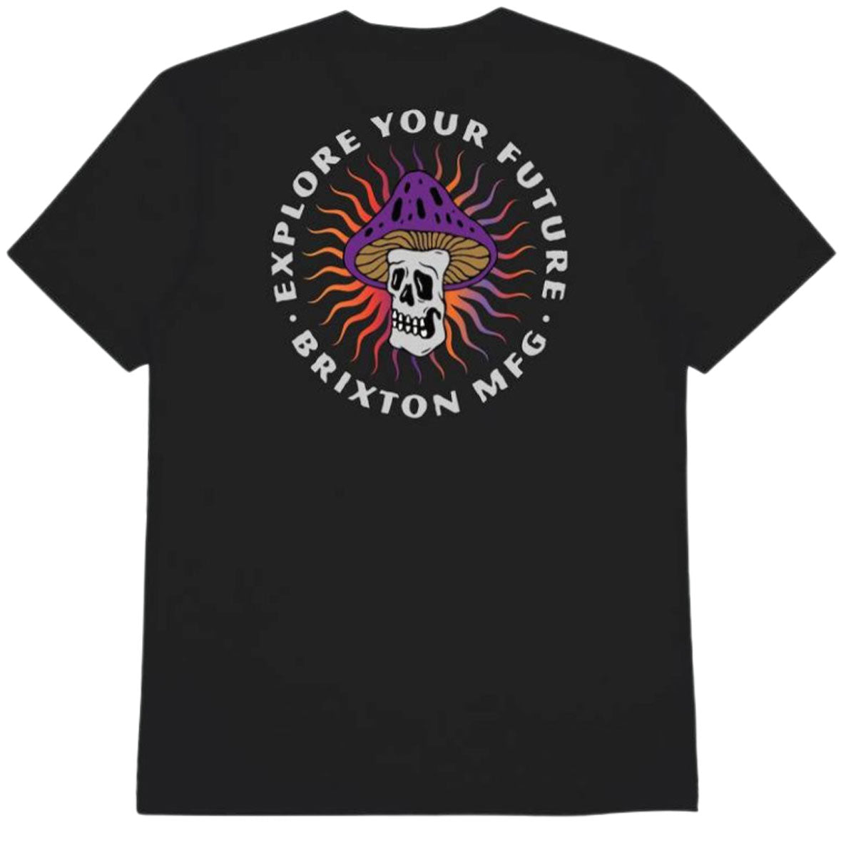 Brixton Future Relaxed T-Shirt - Black Garment Dye