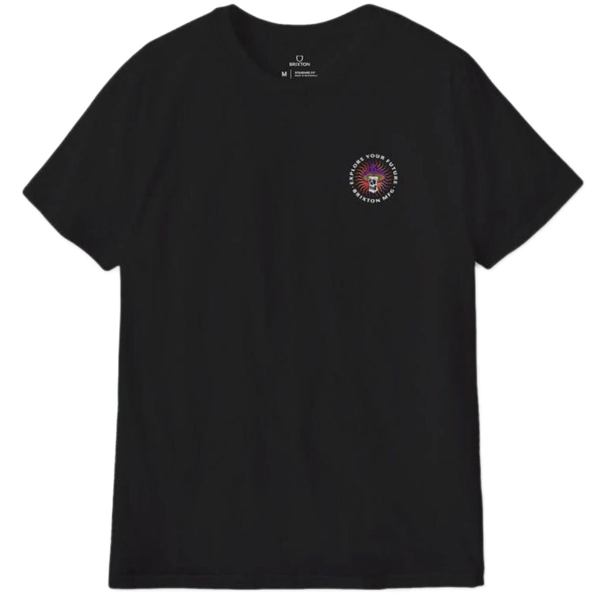 Brixton Future Relaxed T-Shirt - Black Garment Dye image 2