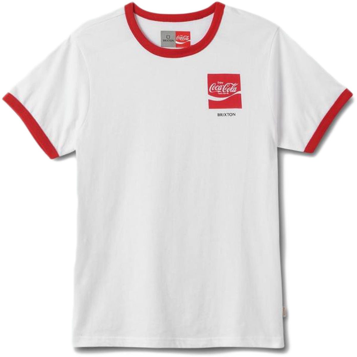 Brixton x Coca-Cola Womens Good Day Ringer T-Shirt - White