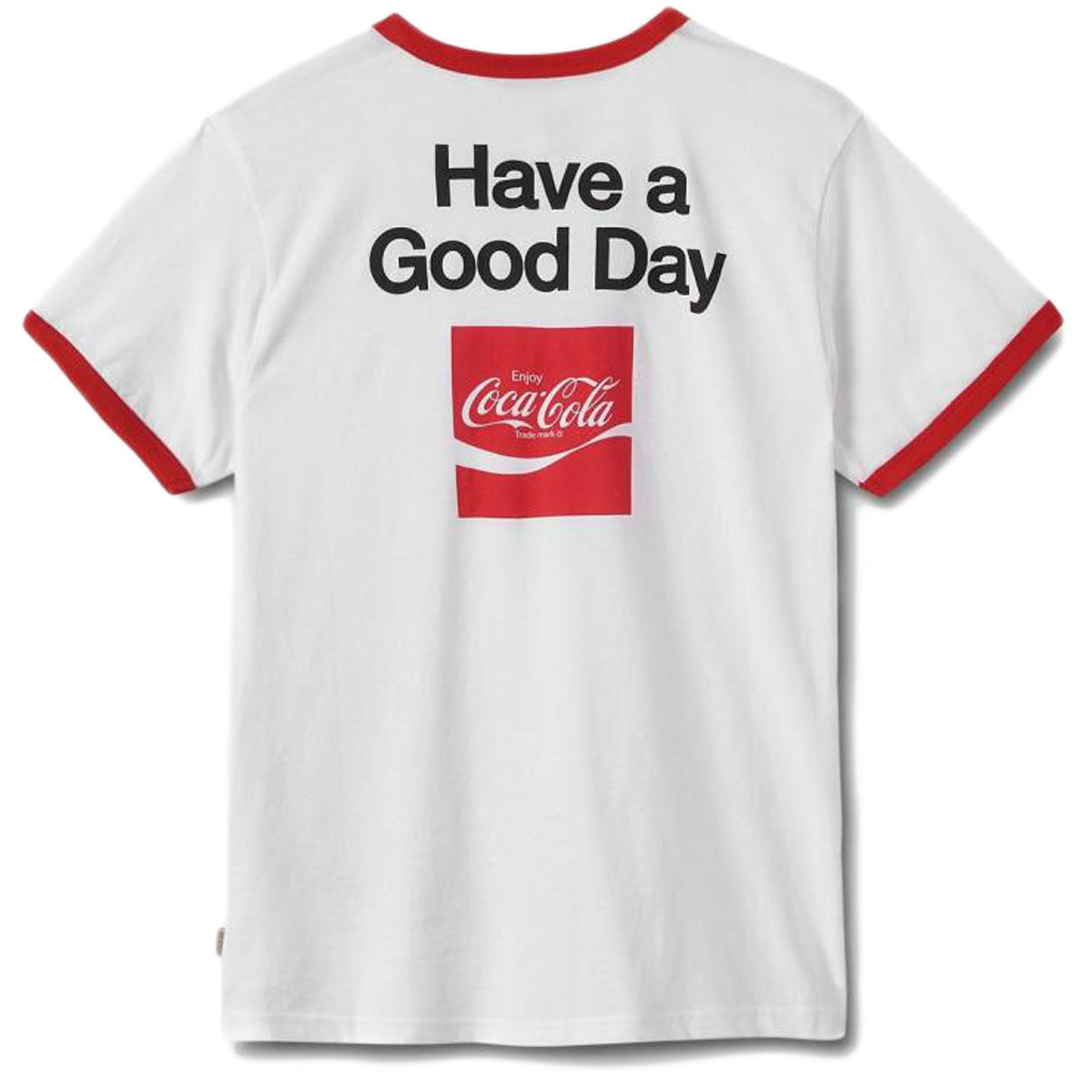 Brixton x Coca-Cola Womens Good Day Ringer T-Shirt - White image 2