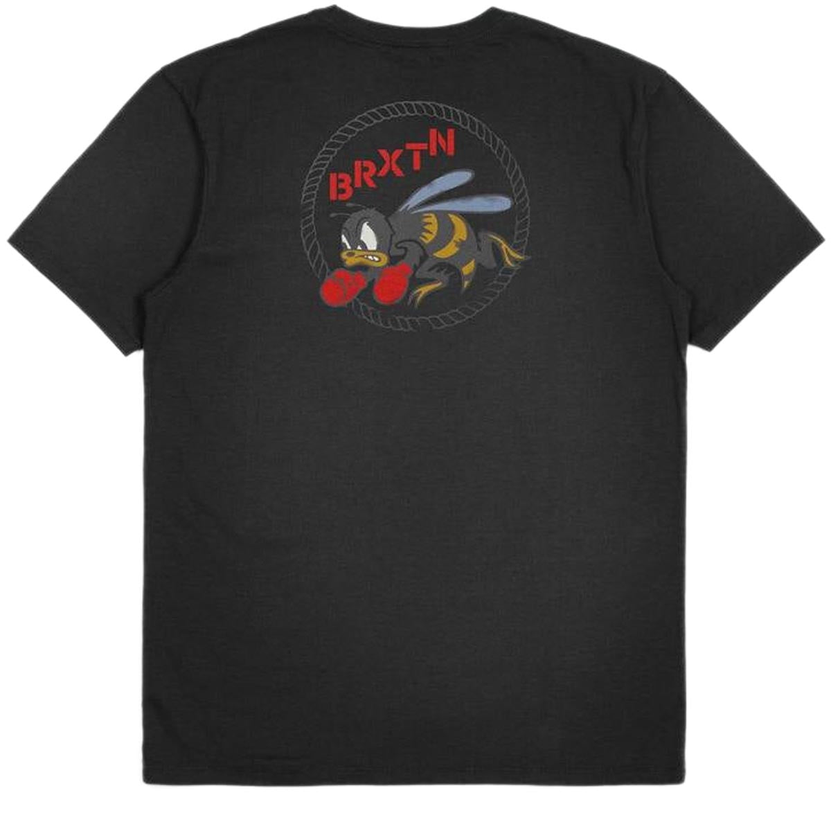 Brixton Rumble Bee Relaxed T-Shirt - Black Garment Dye image 1