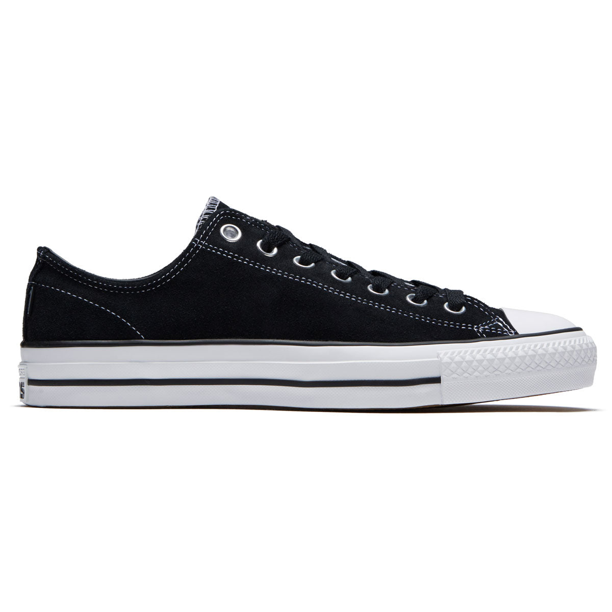Converse Chuck Taylor All Star Pro Suede Ox Shoes - Black/Black/White image 1