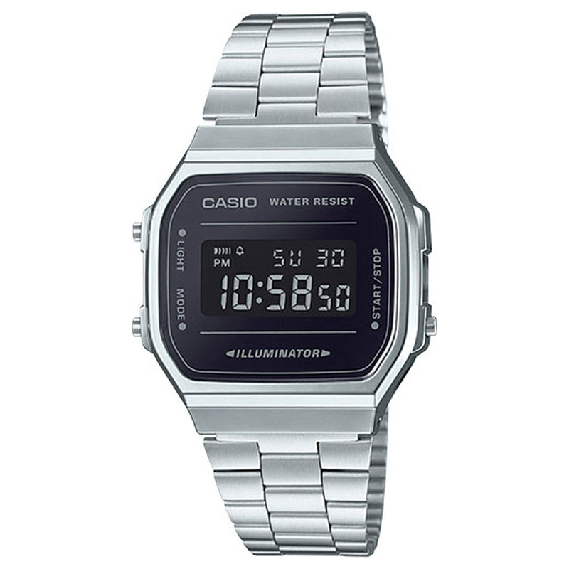 Casio A168 Watch - Black