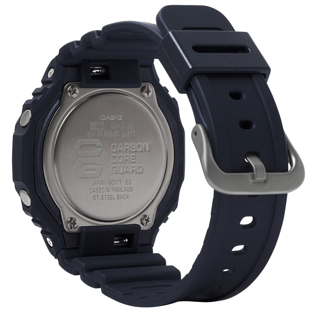 G-Shock GA2100-1A1 Watch - Resin Black image 2