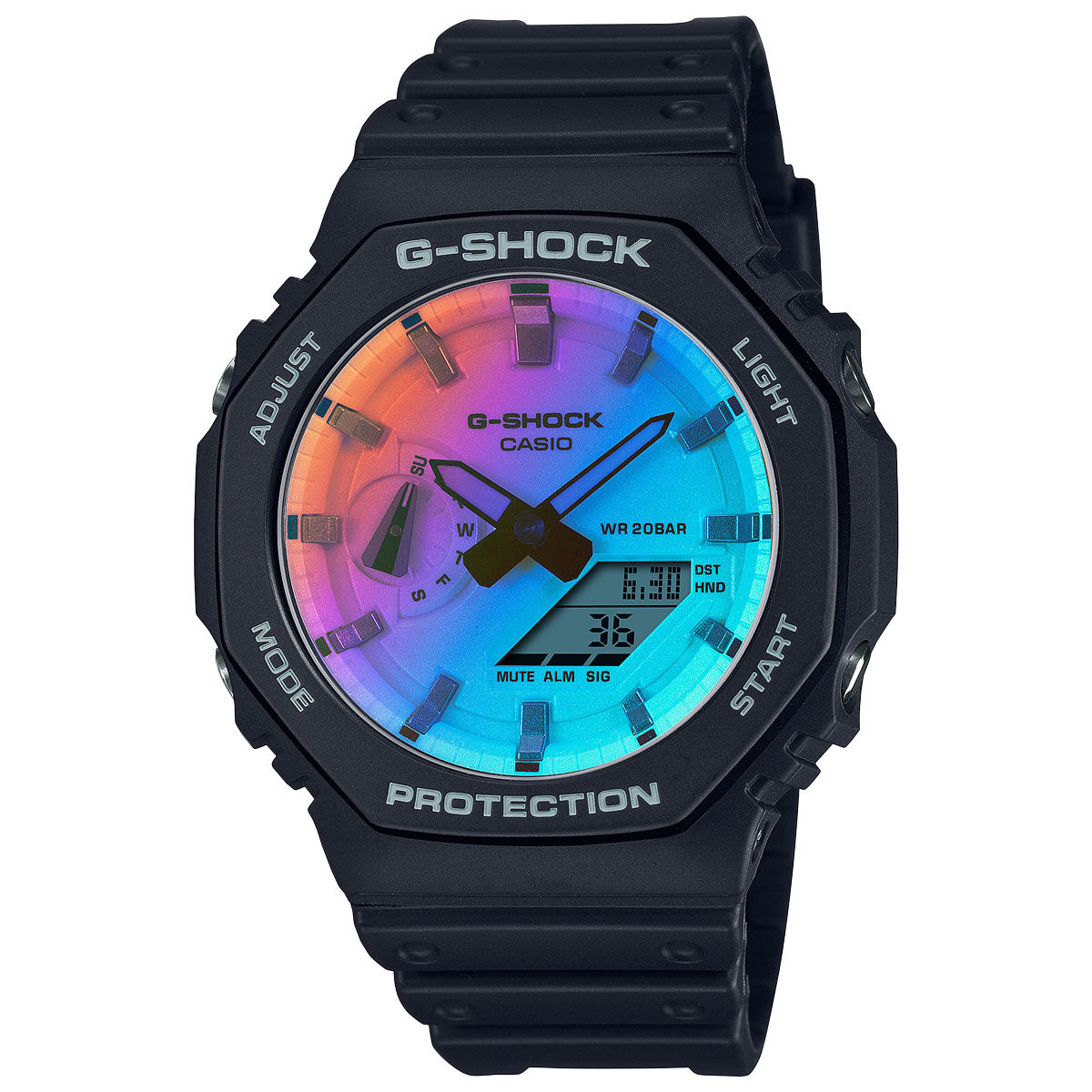 G-Shock GA2100SR-1A Watch - Resin Black image 1
