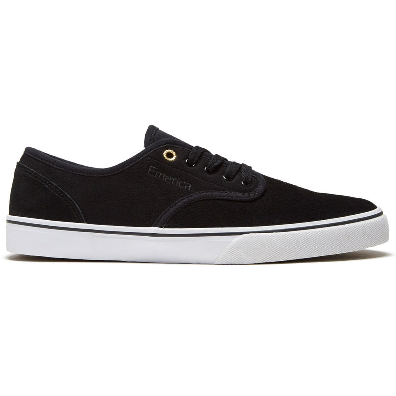 Emerica Wino Standard Shoes - Black/White/Gold