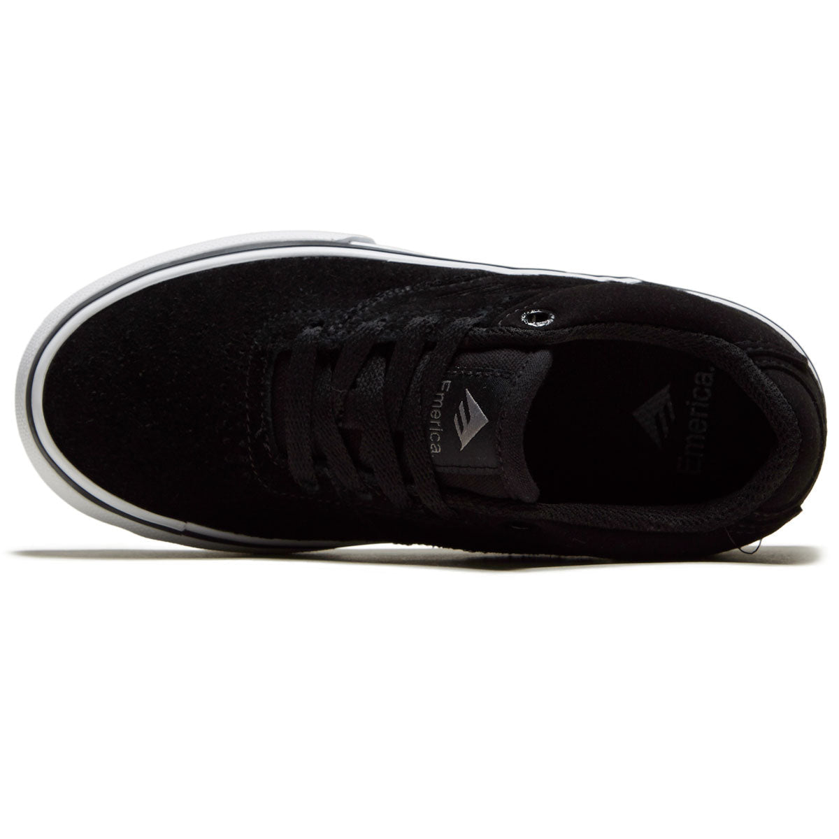Emerica Youth The Low Vulc Shoes - Black/White/Gum image 3