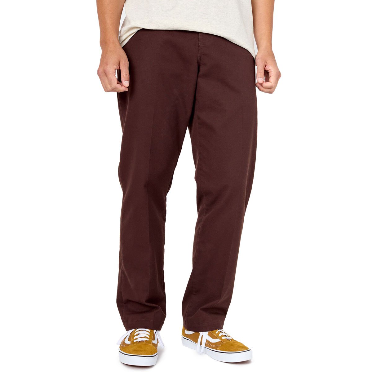 Dickies Slim Straight Twill Skate Pants - Chocolate Brown image 1